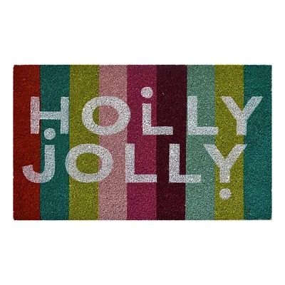 Holly Jolly Multi Striped Coir 18X30