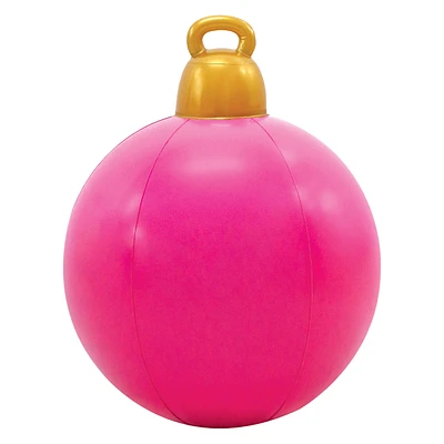 Magenta Blow-Up Giant Inflatable Ornament, 30"