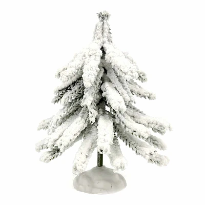 Flocked Mini Tree, 7"