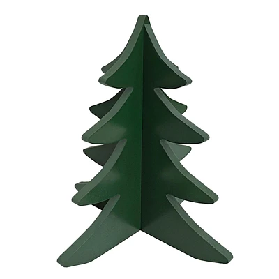 Green Wooden Tree, 9"