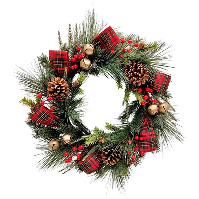 Mixed Pine/Berry/Pinecone Wreath