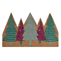 Shaped Tree Coir Doormat 18X30