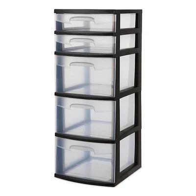 Sterilite 5-Drawer Storage Tower