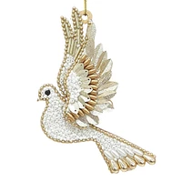 Embellished Bird Ornament, 5"