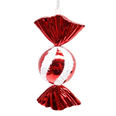 Red & White Candy Ornament