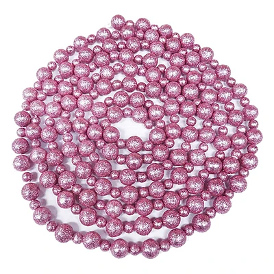 Pink Ball Garland, 144"