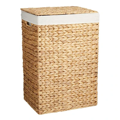 Natural Water Hyacinth Laundry Hamper