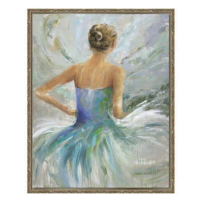 Providence Framed Lady Canvas Wall Art, 24x30