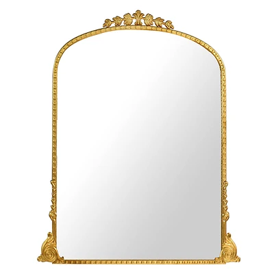 Providence Ornate Gold Wall Mirror, 30x36