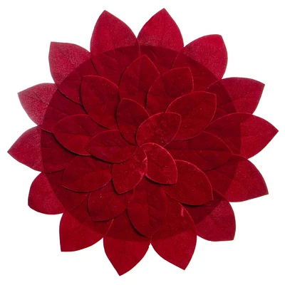 Red Velvet Leaf Placemat, 18"