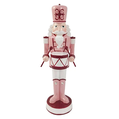 Resin Drummer Nutcracker, 10"