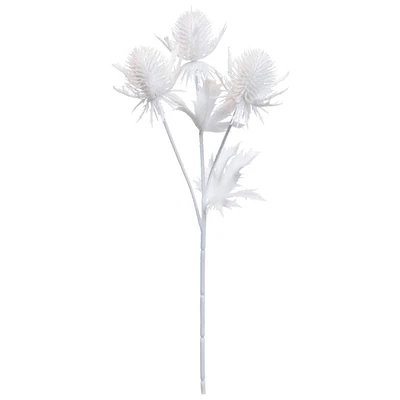 White Snow Thistle Pick, 12"