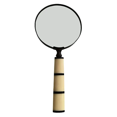 Brown & Tan Decorative Magnifying Glass, 9"