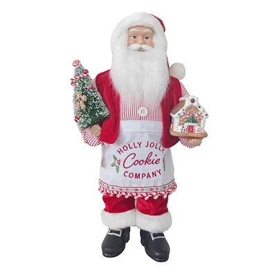 Holly Jolly Chef Santa, 18"