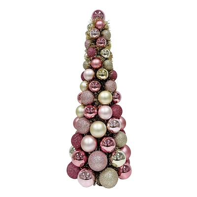 & Gold Ornament Tree, 19"