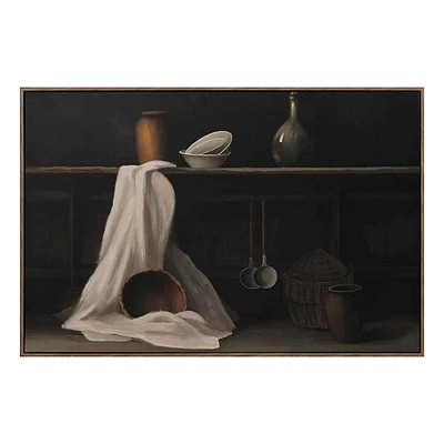 Framed Still Life Canvas Wall Art, 36x24