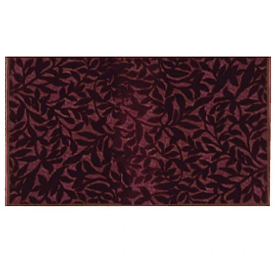 Providence Ellis Rhubarb Leaves Washable Accent Rug, 26x45