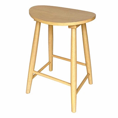 Hayley Counter Stool, White Oak Finish