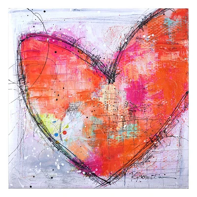 Heart Canvas Wall Art, 20"