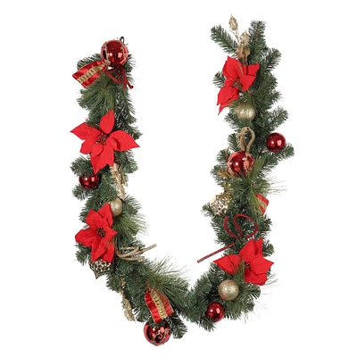 Classic Christmas Boxwood Christmas Gift Garland