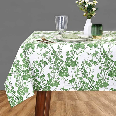 60X84 Floral Print Tablecloth