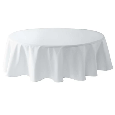 Basics Solid Round Tablecloth