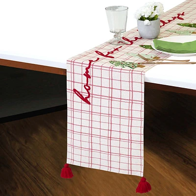 Homespun Holidays Home for the Holidays Table Runner