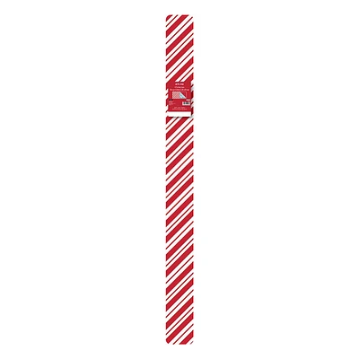 Double Side Gift Wrap Stripe Snowman 35 Sqft