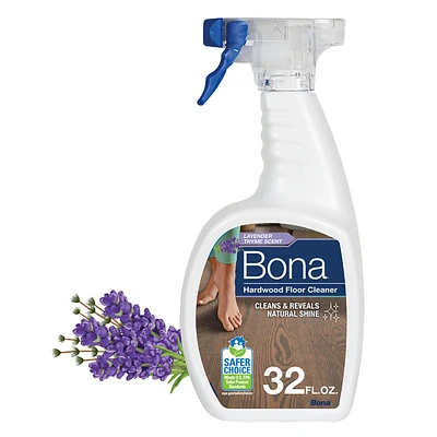 Bona Hardwood Floor Cleaner Spray Lavender Scent, 32oz