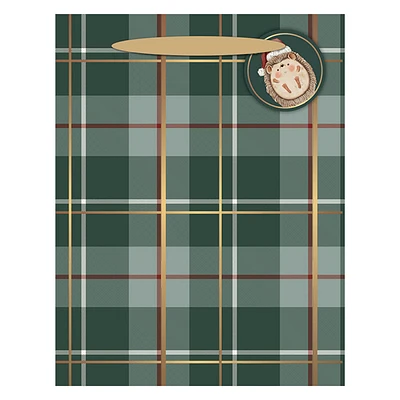 Plaid Vertical Medium Bag