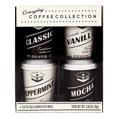 4 Flavor Coffee Collection Set