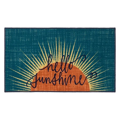 Hello Sunshine Outdoor Accent Rug, 26x45