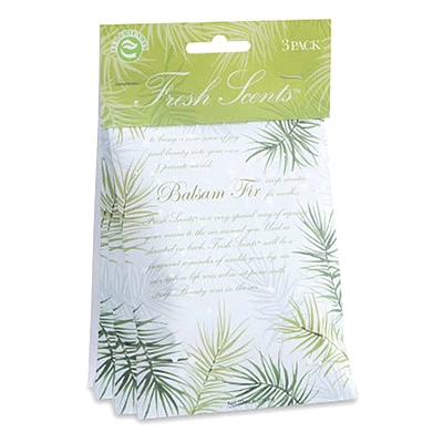 3-Pack Balsam Fir Scented Sachet