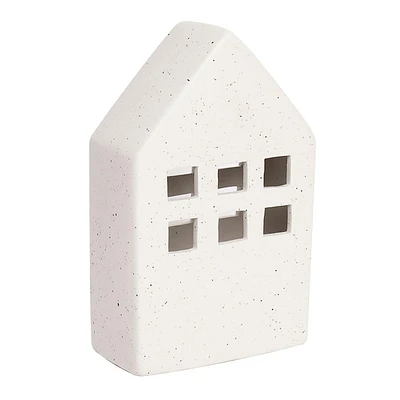 White Ceramic House Table Decor