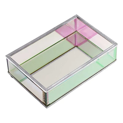 Iridescent Rectangle Tray, 4x6