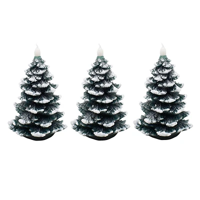 3-Piece LED Christmas Tree Candles