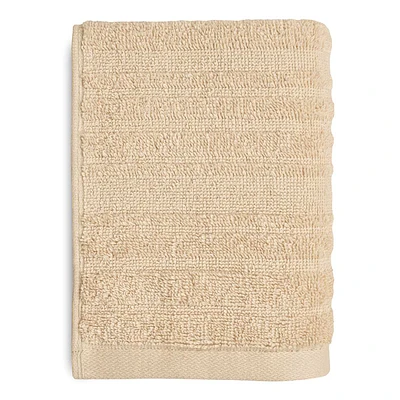 Tan Organic Cotton Hand Towel, 16x28