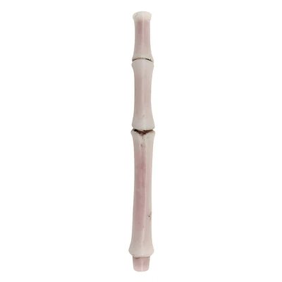 White Bone Bleeding Taper Candle, 12"