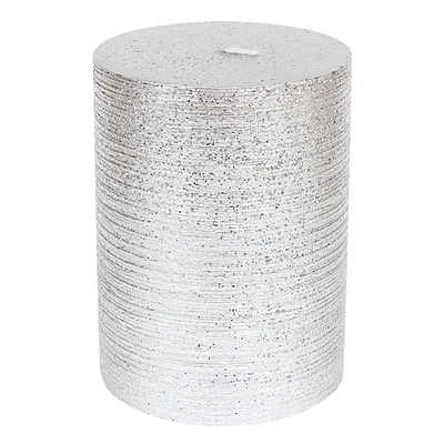 3x4 Silver Metallic Pillar Candle