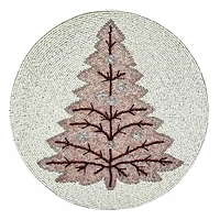 Beaded Christmas Tree Placemat