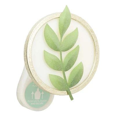 Green Leaf Led Plug-In Fragrance Oil Diffuser Scent Charm