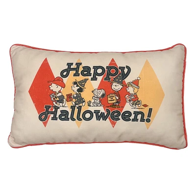 Peanuts Happy Halloween Throw Pillow, 6.2x14.5