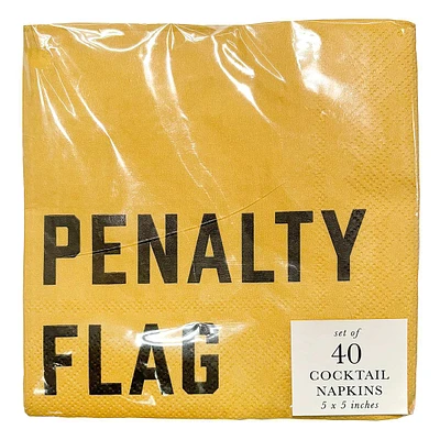 Football Season Cocktail Napkin 40Ct