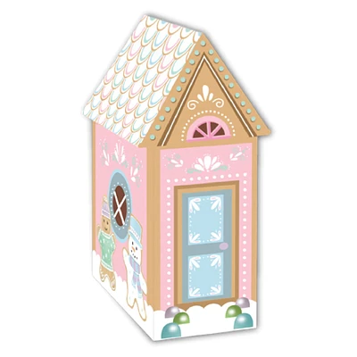 Mrs. Claus' Bakery House Shaped Tin Container