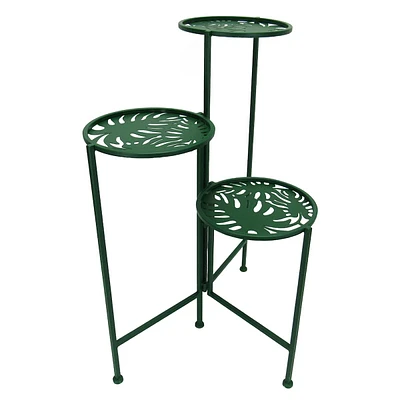 3-Tier Metal Folding Plant Stand, 28"