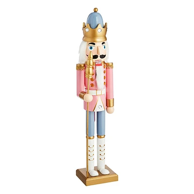 Pink & Blue Nutcracker, 24"