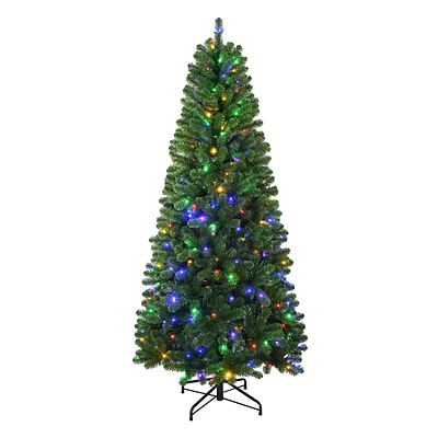 (B1) Pre-Lit Fraser Fir Christmas Tree, 7'