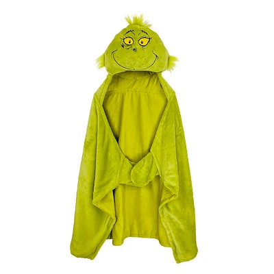 Grinch Hooded Throw Blanket