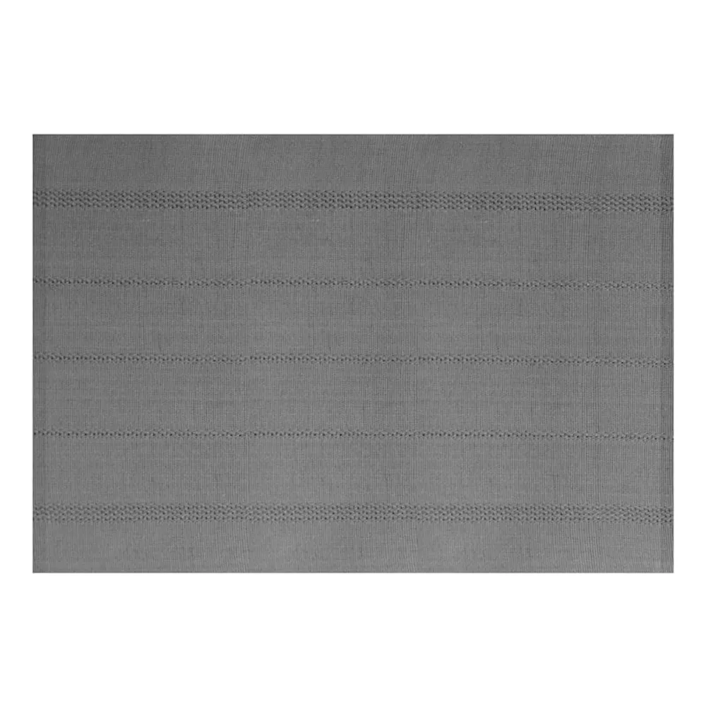 Mylar Grey Woven Cotton Placemat