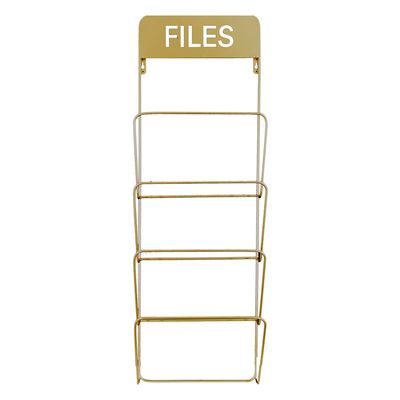 12X36 GOLD FILES WALL HOLDER P